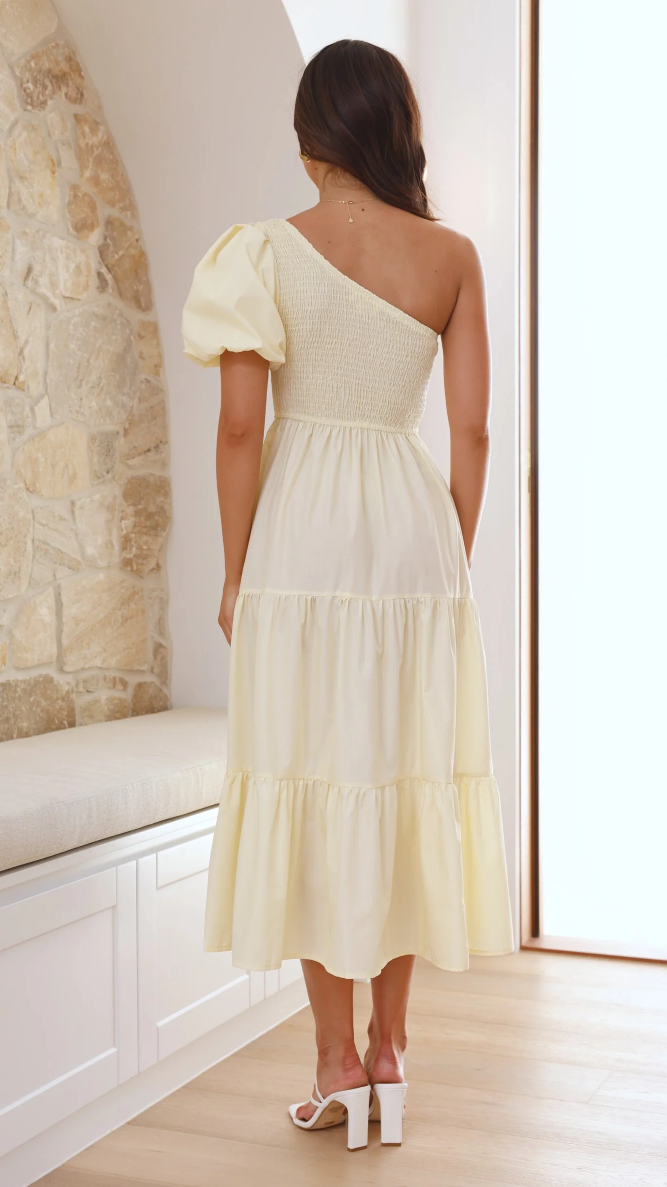 Frankie Maxi Dress - Yellow - necksoother