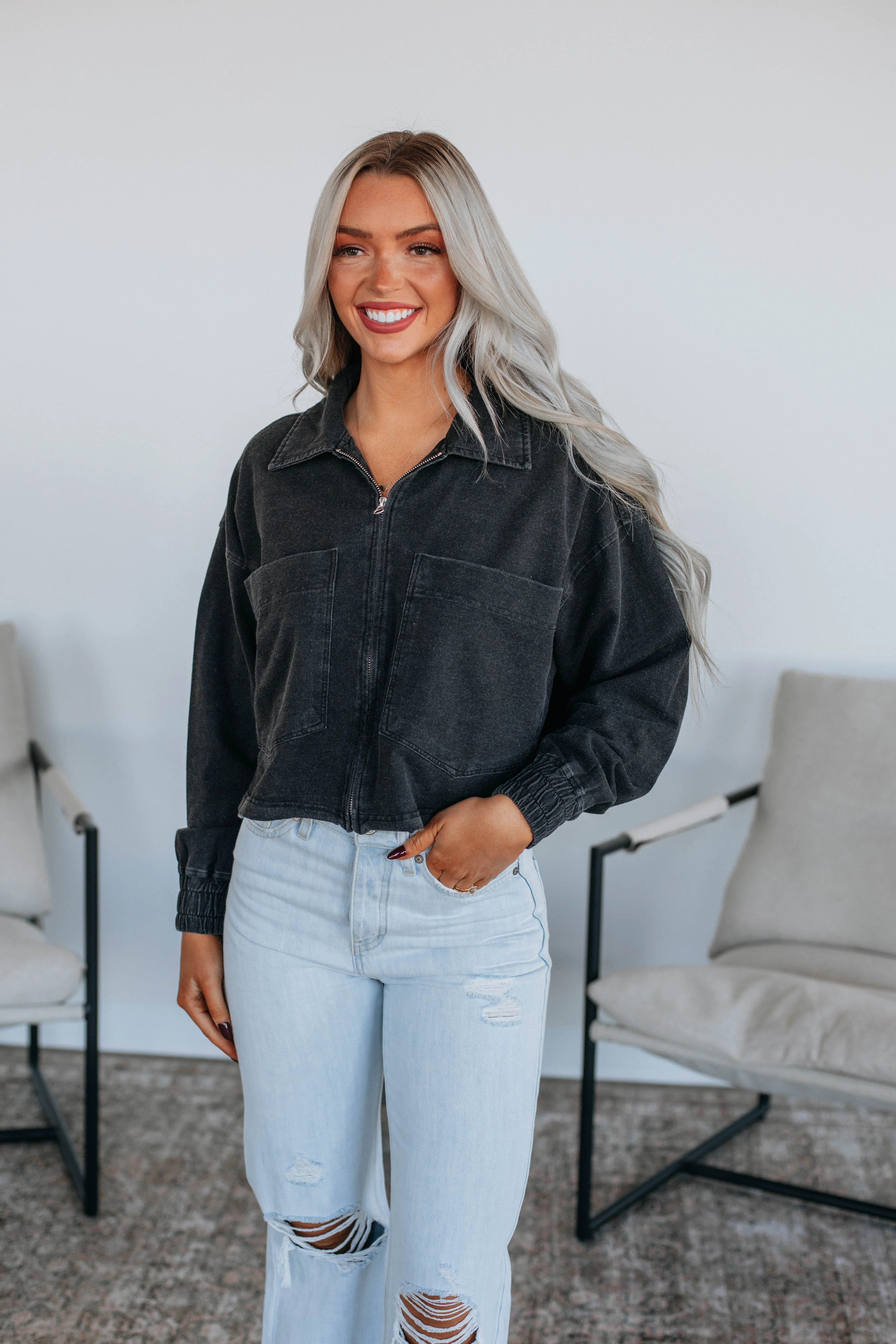 Andra Washed Jacket - necksoother