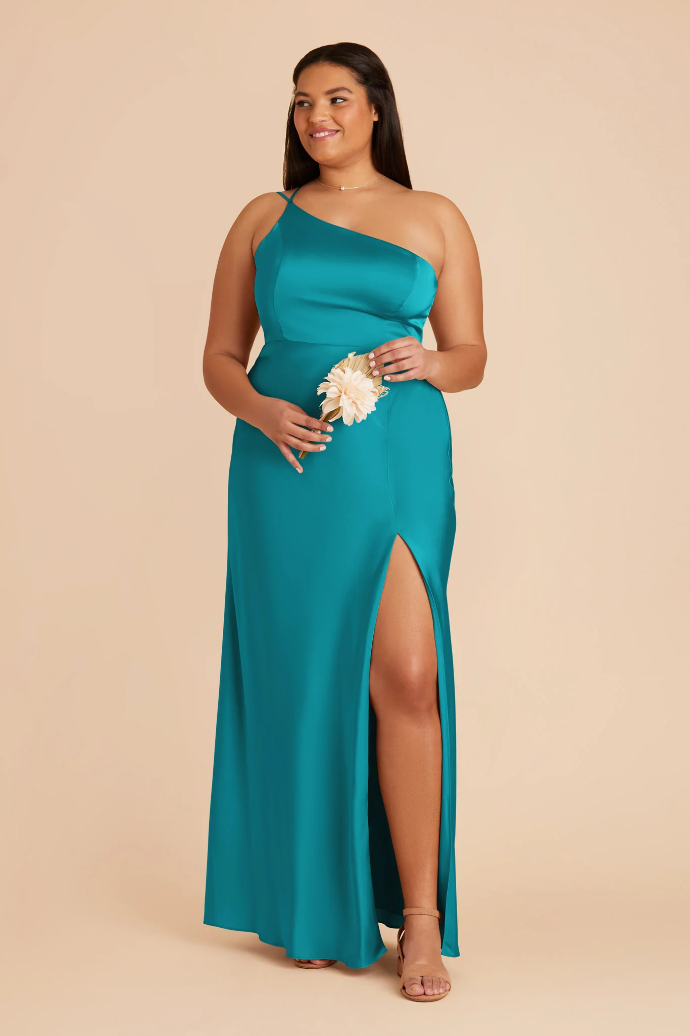 Kensie Matte Satin Dress - Teal - necksoother