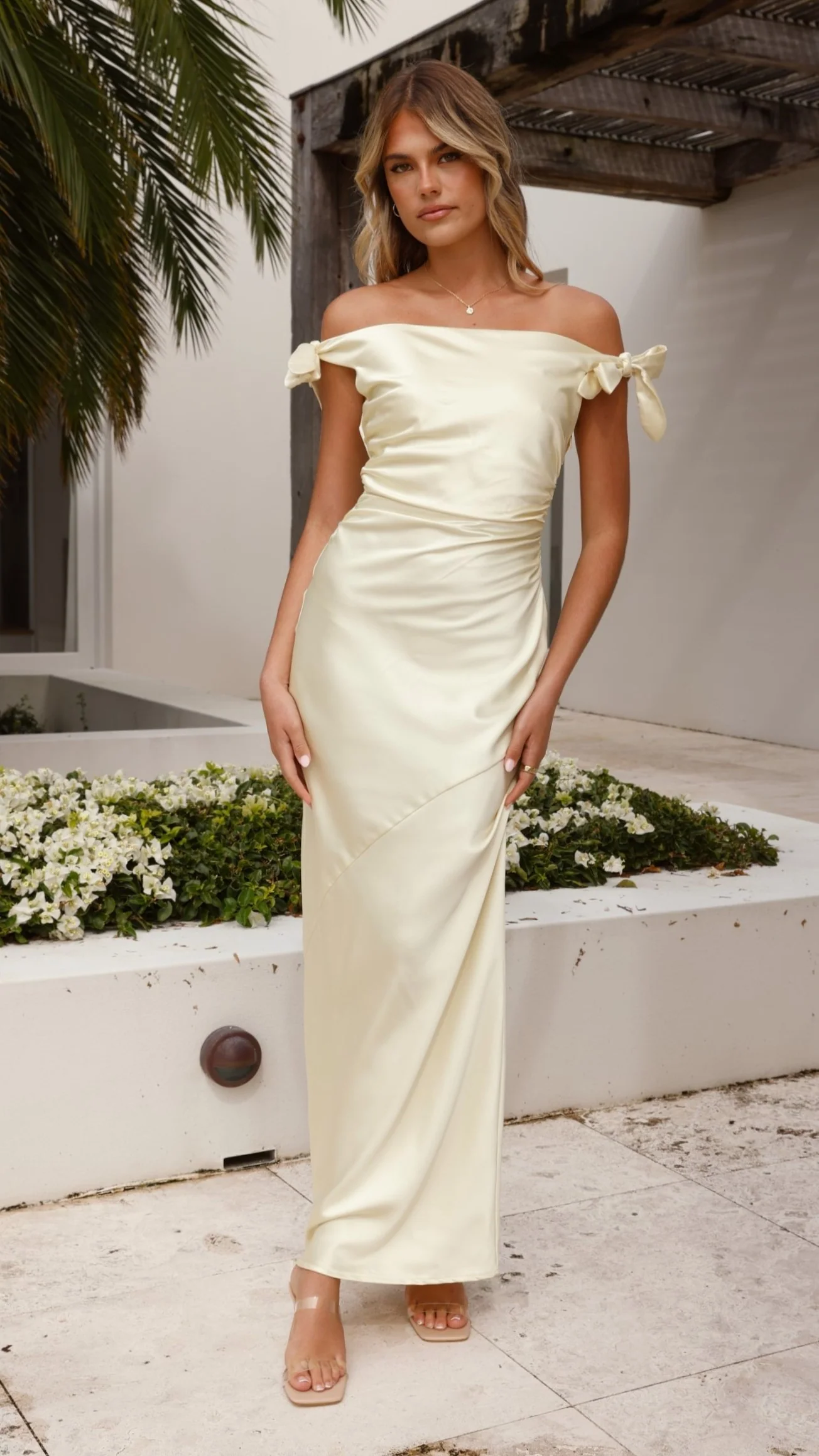 Frida Maxi Dress - Yellow - necksoother