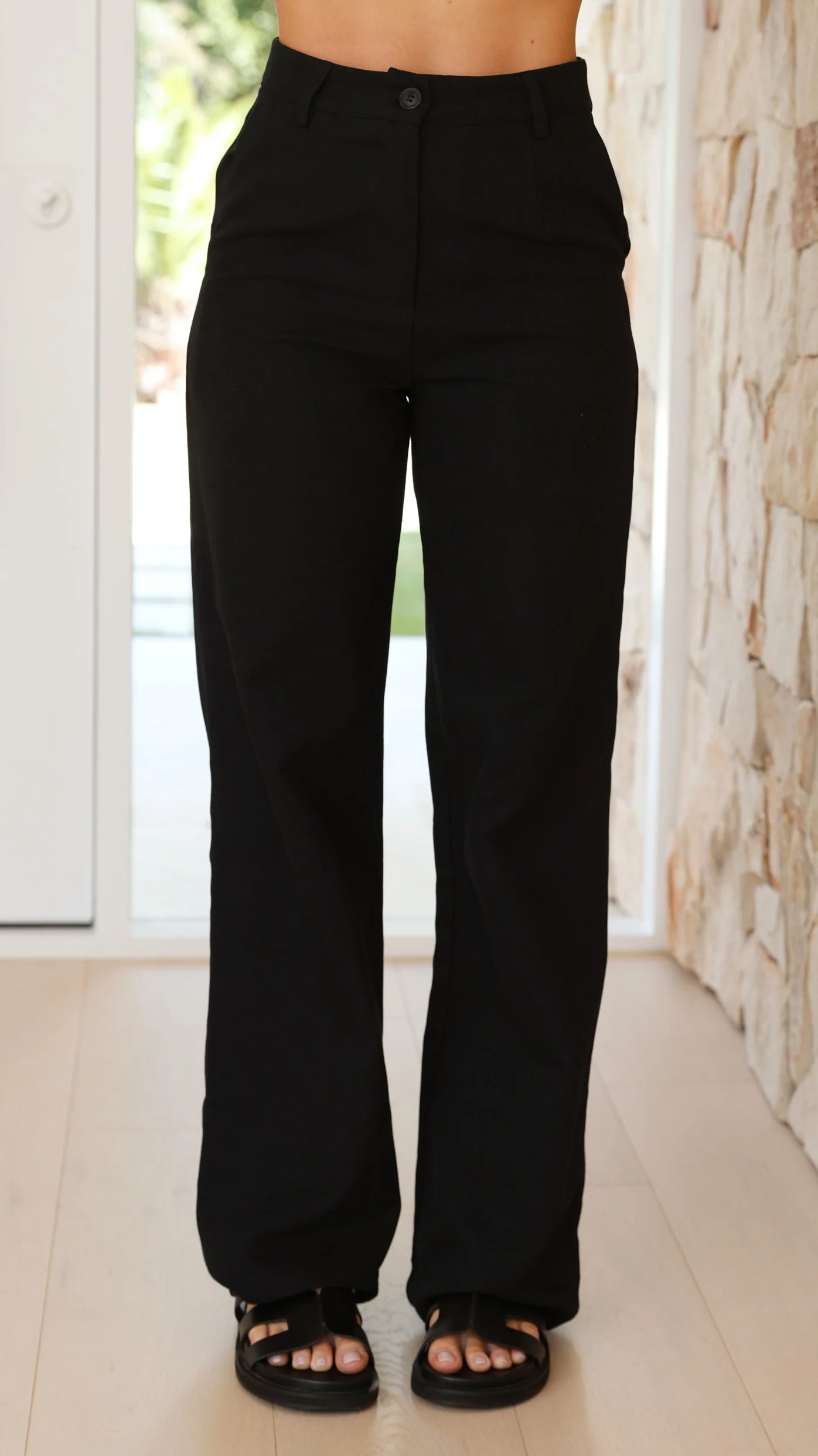 Ruia Pants - Black - necksoother