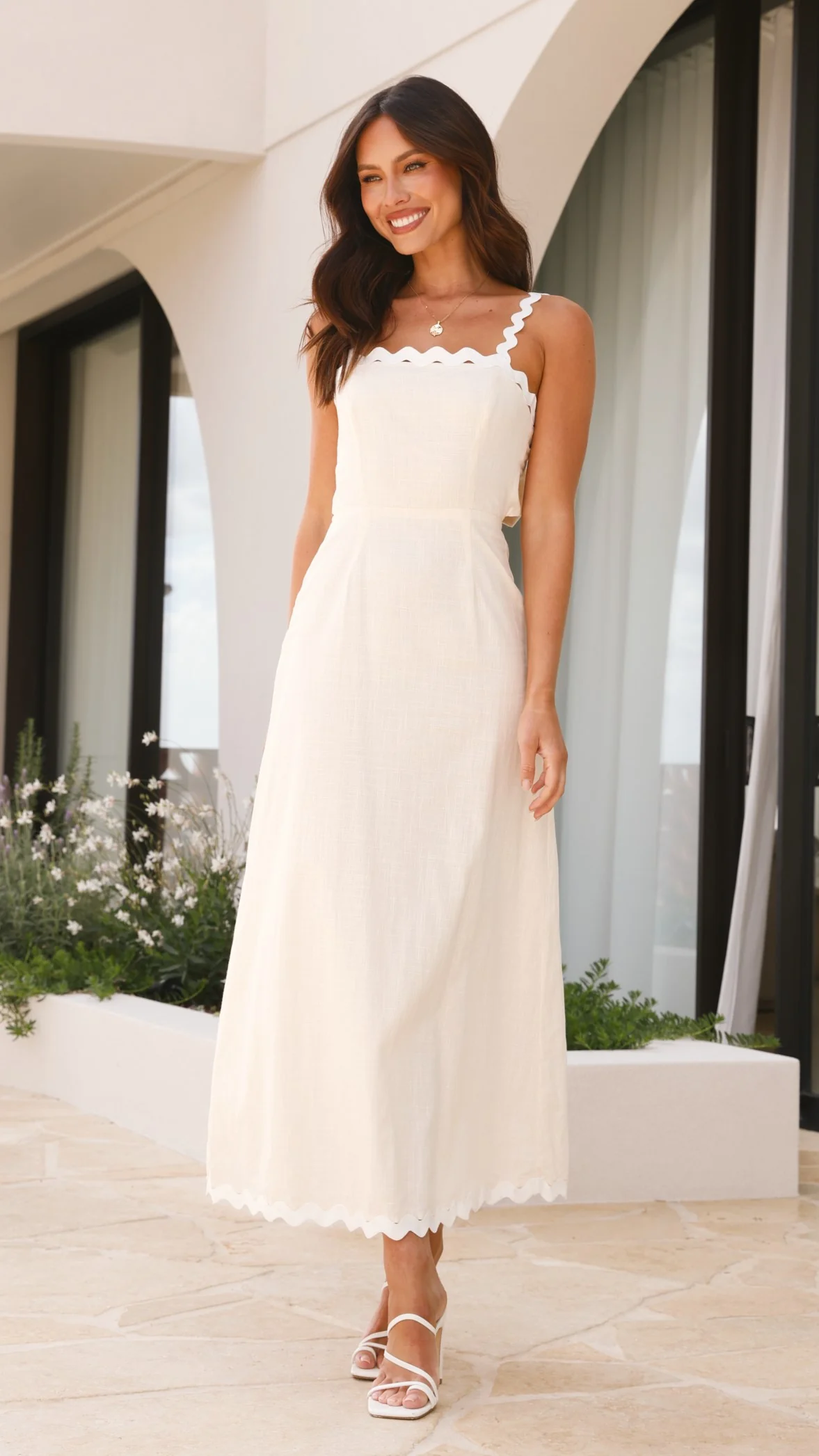 Fiora Maxi Dress - Oat - necksoother