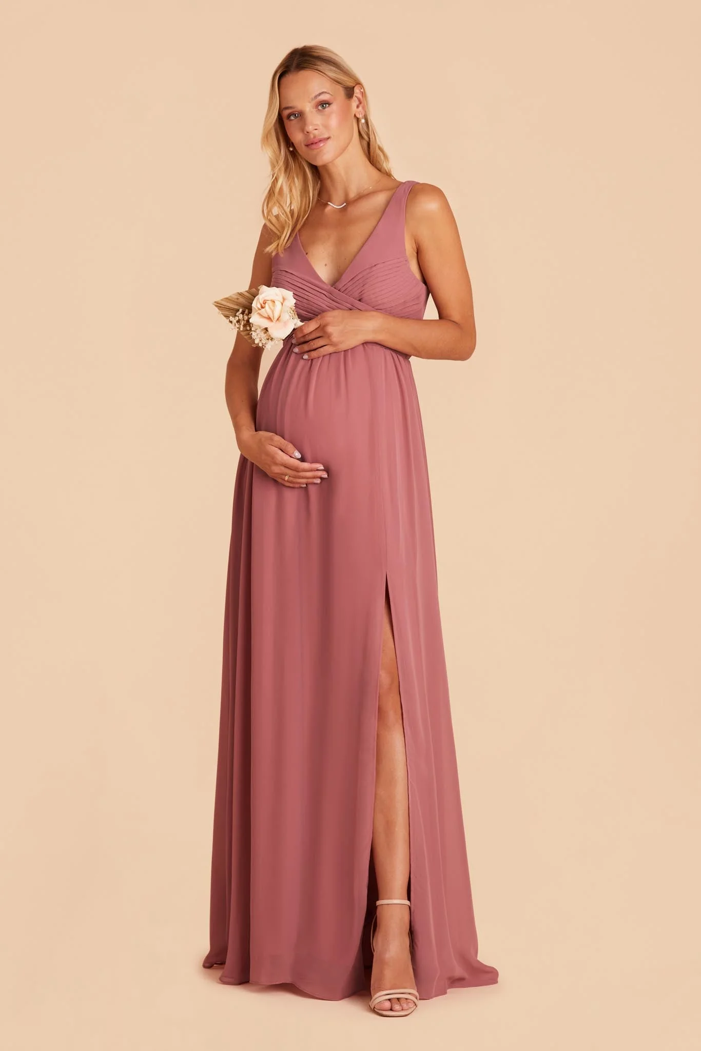Laurie Empire Dress - Mulberry - necksoother