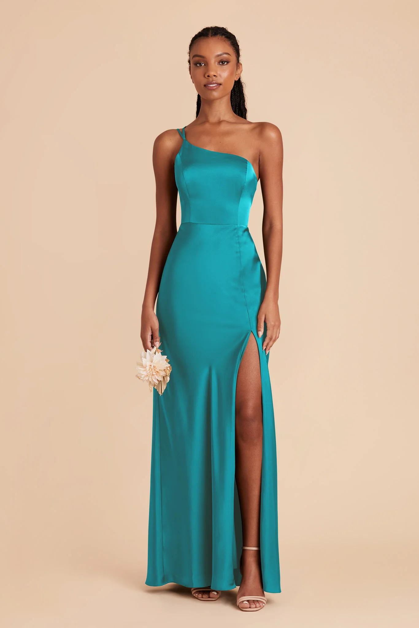 Kensie Matte Satin Dress - Teal - necksoother