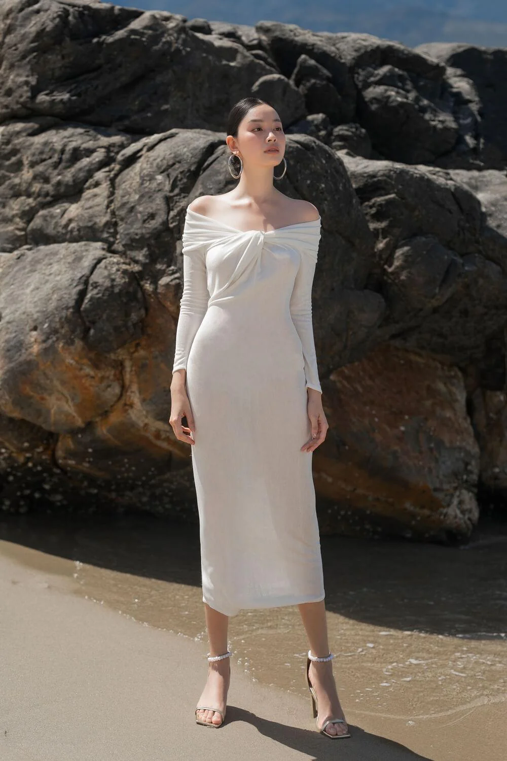 June Off-Shoulder Dress - necksoother
