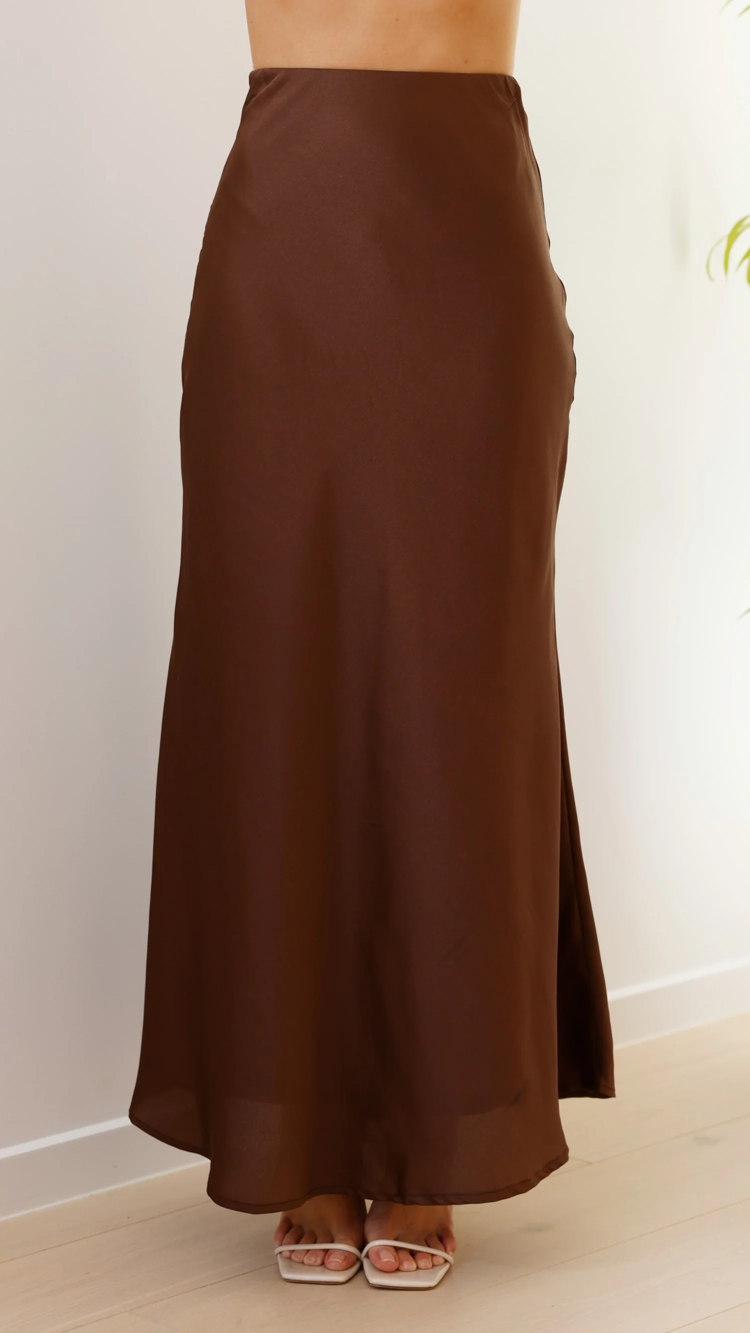 Maceo Maxi Skirt - Brown - necksoother