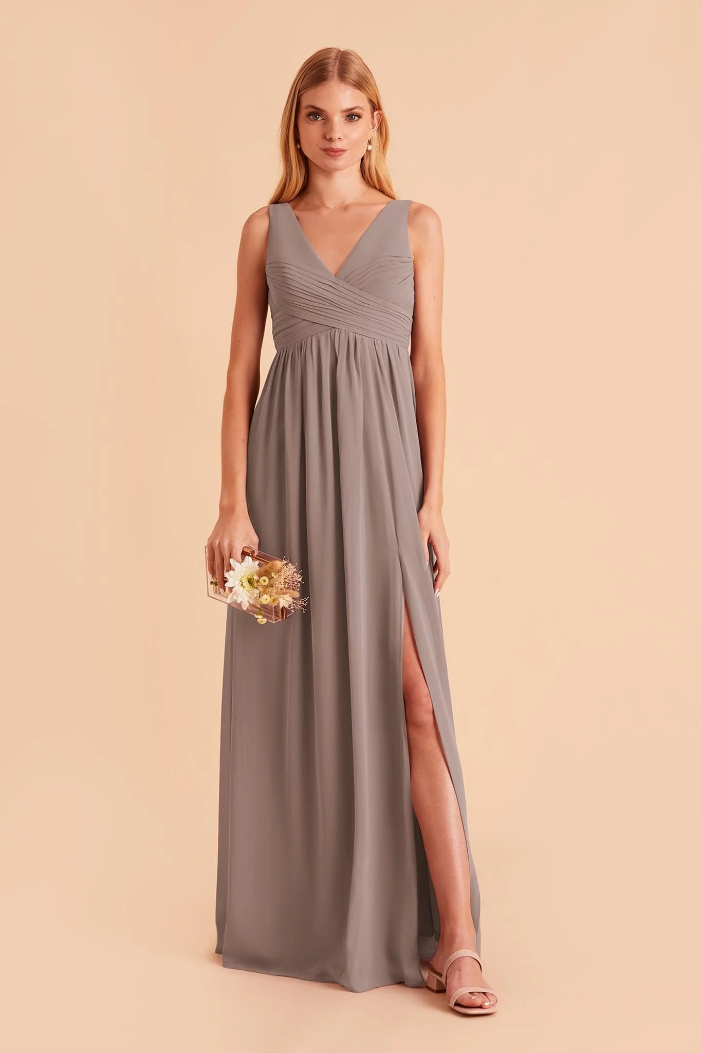 Laurie Empire Dress - Toffee - necksoother
