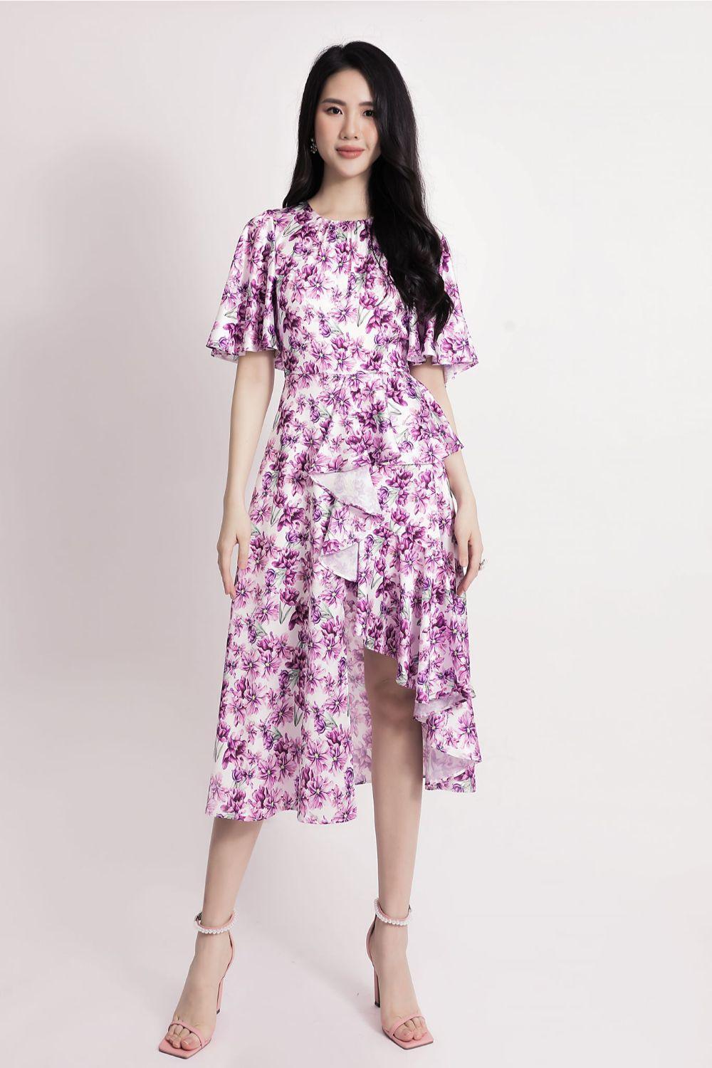 Payne Side Ruffle Dress - necksoother