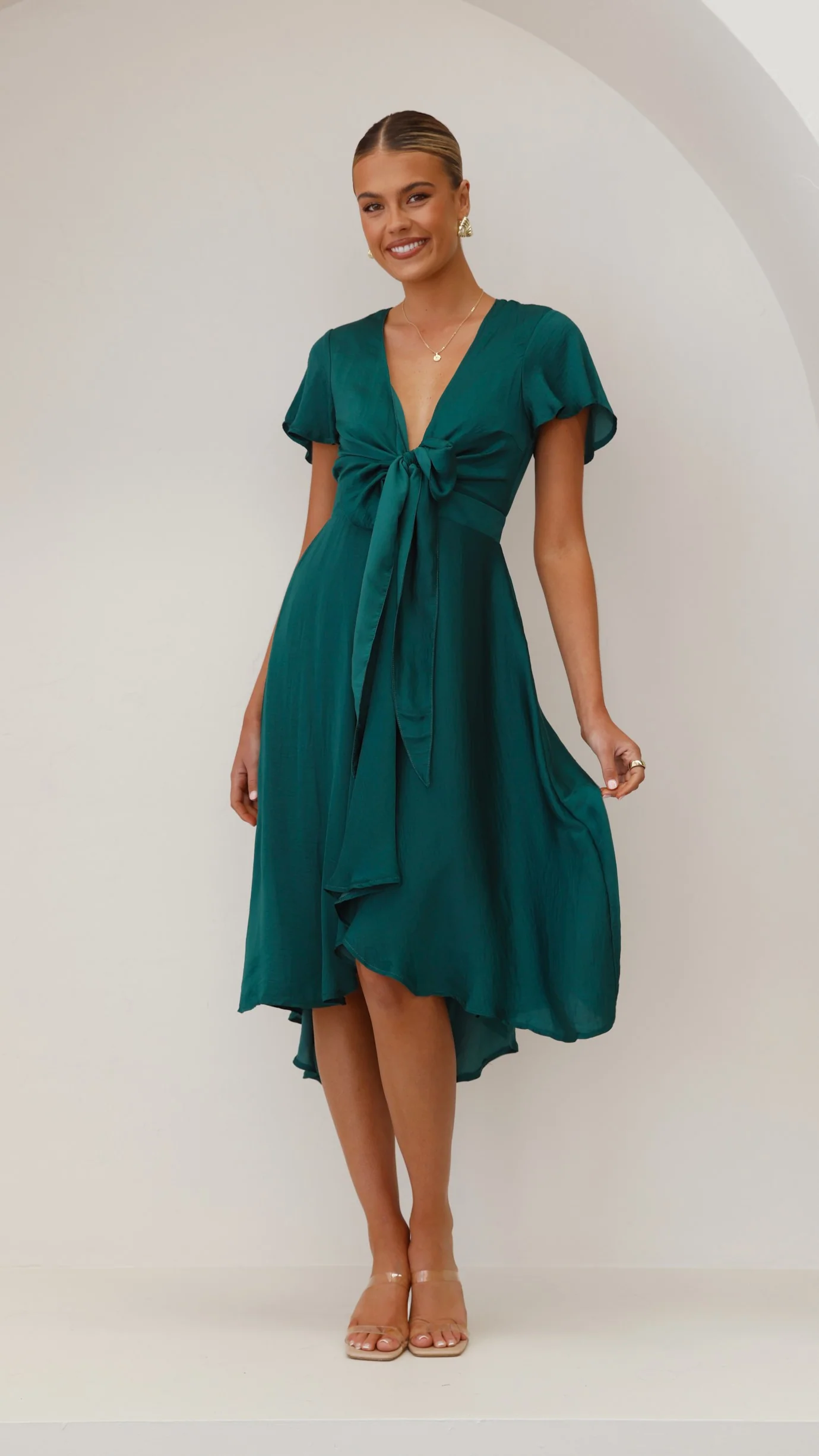 Sunny Daze Dress - Emerald - necksoother