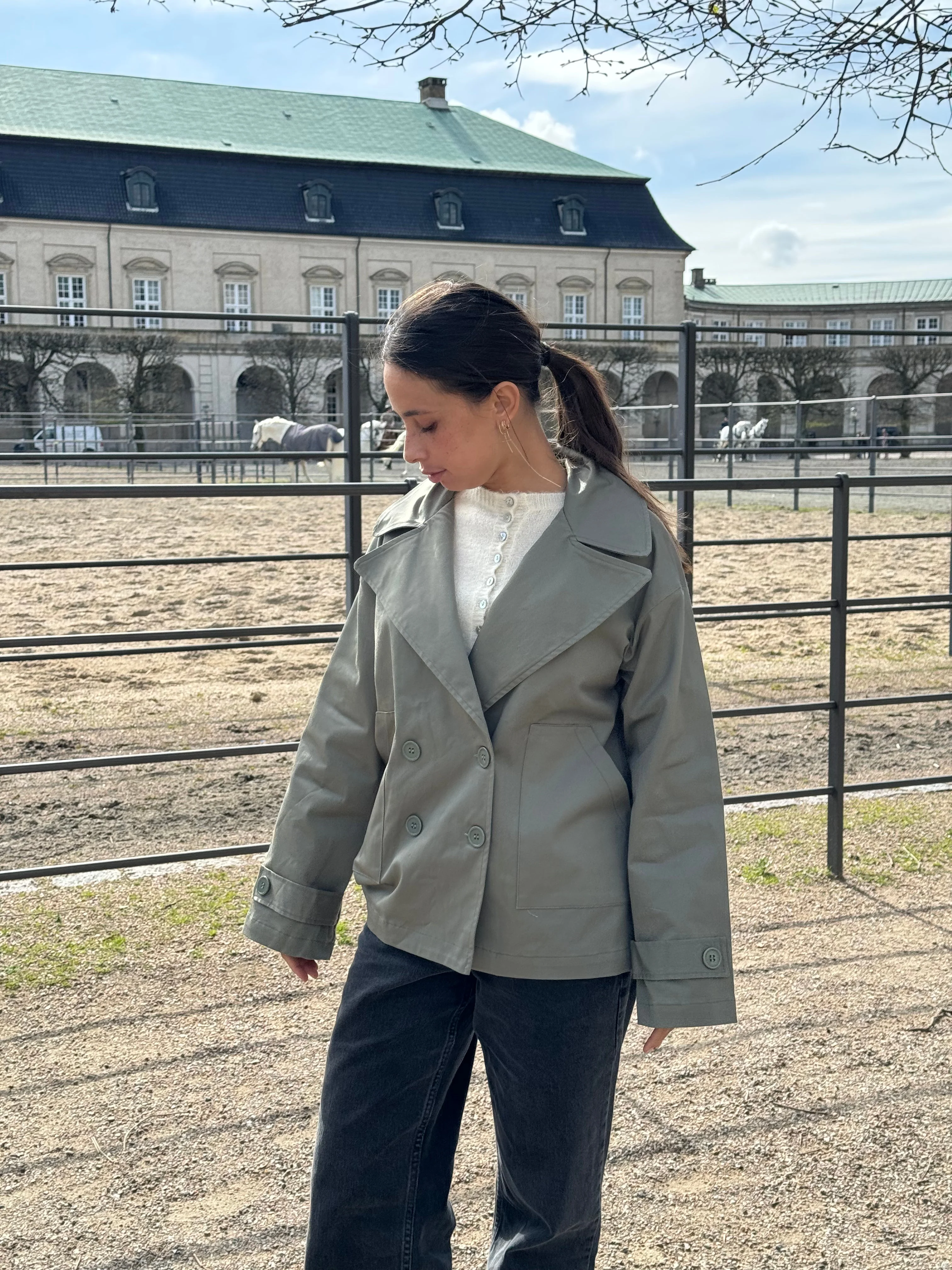 Catinka trenchcoat - Khaki - necksoother