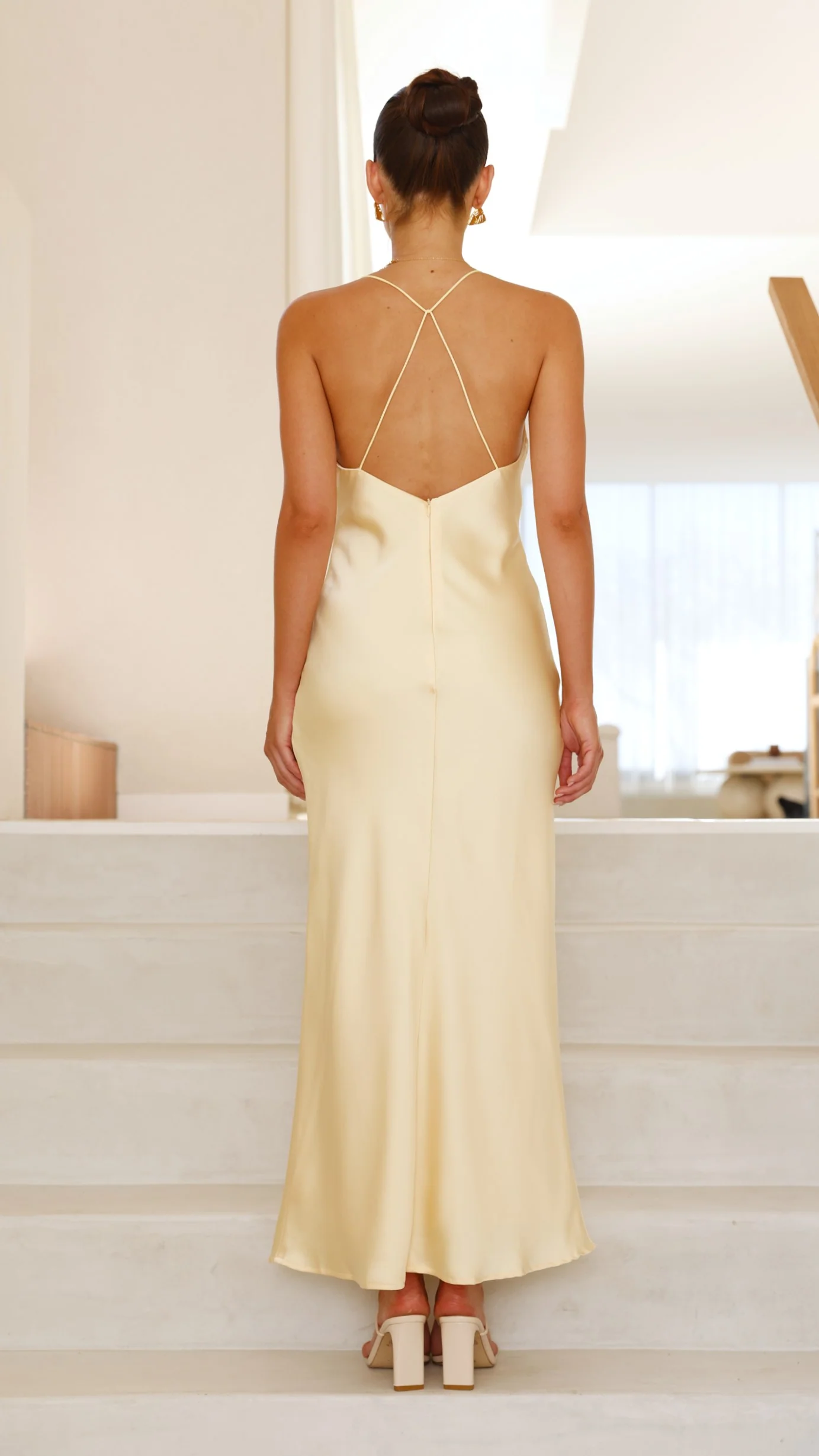 Ember Maxi Dress - Yellow - necksoother