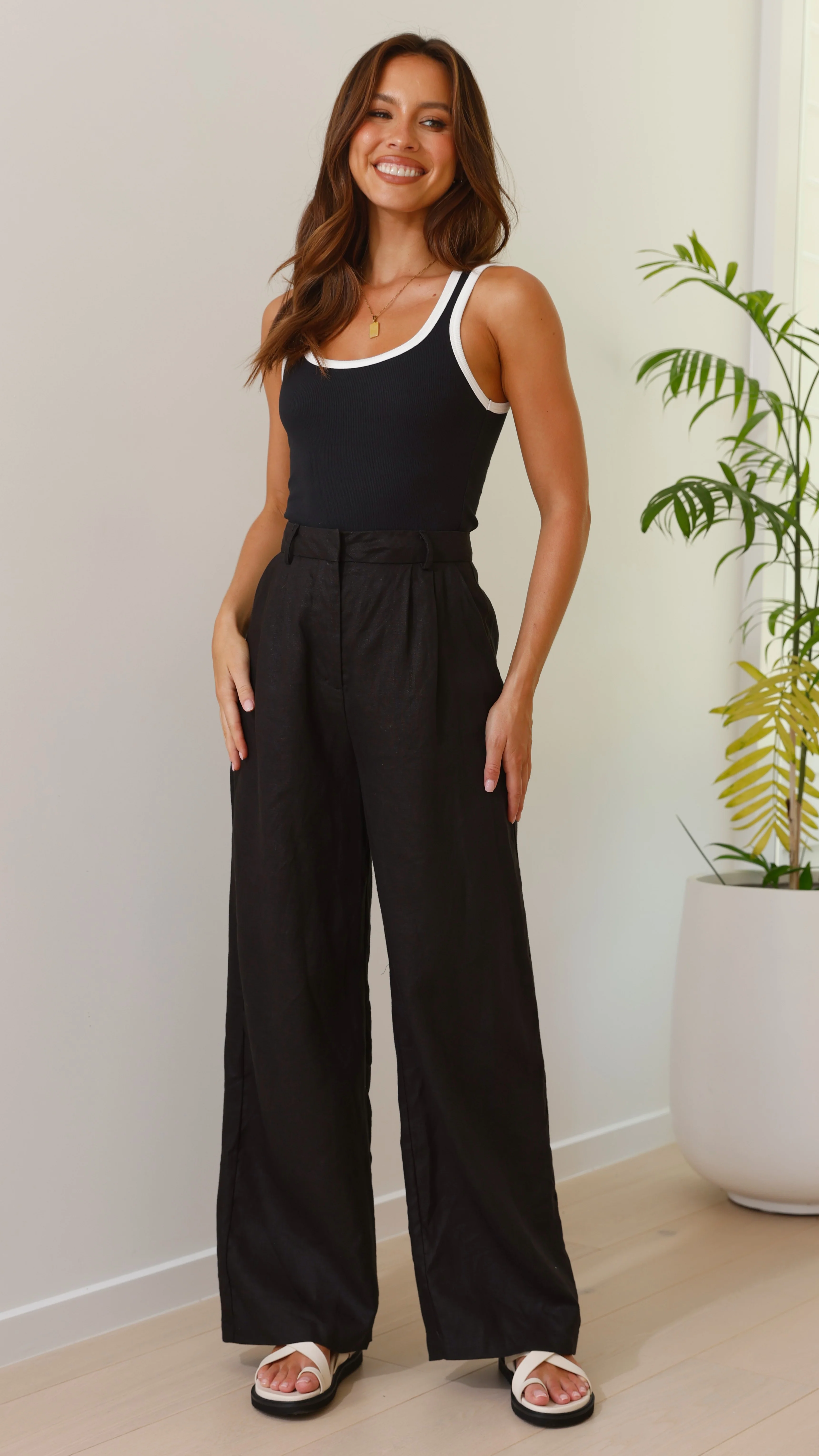 Tillie Pants - Black - necksoother