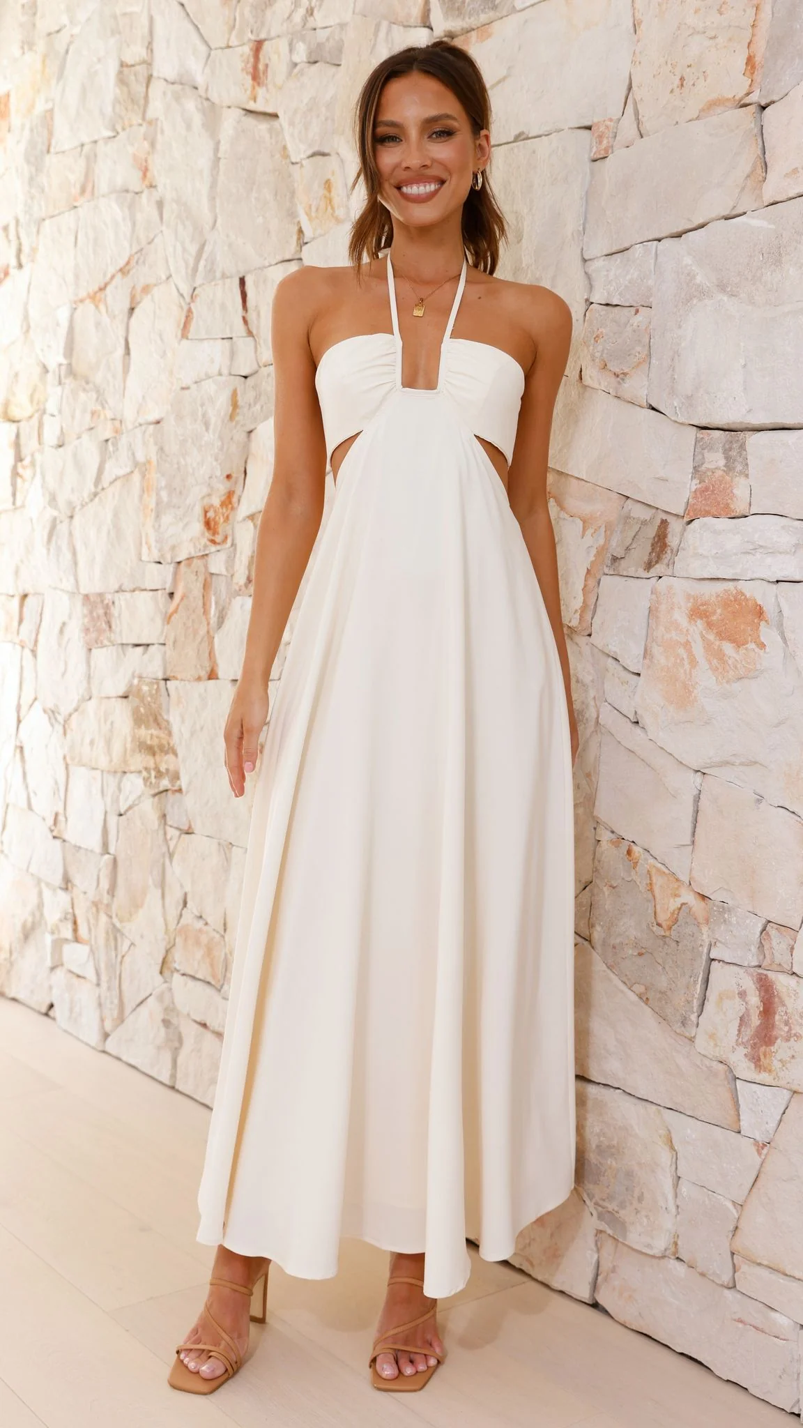 Faya Maxi Dress - Butter - necksoother