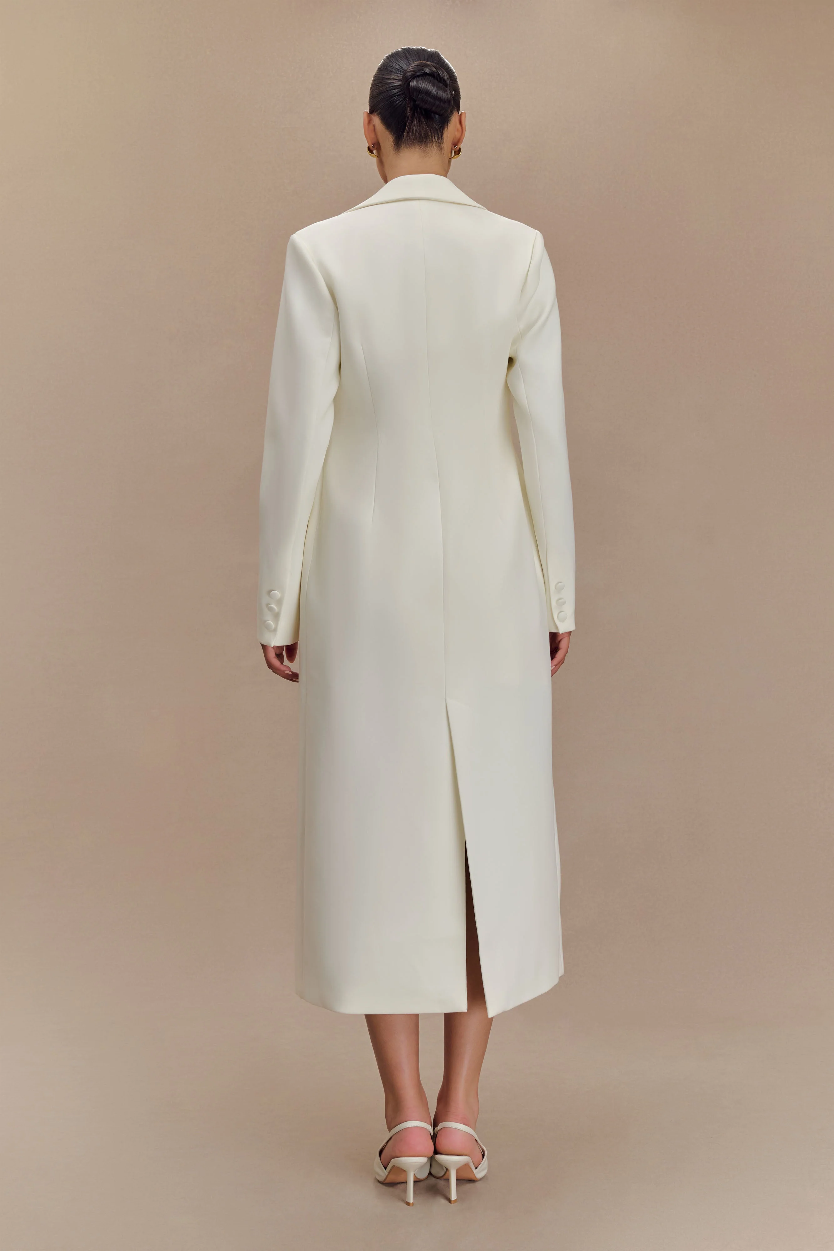 Caviar Suiting Coat - Ivory - necksoother