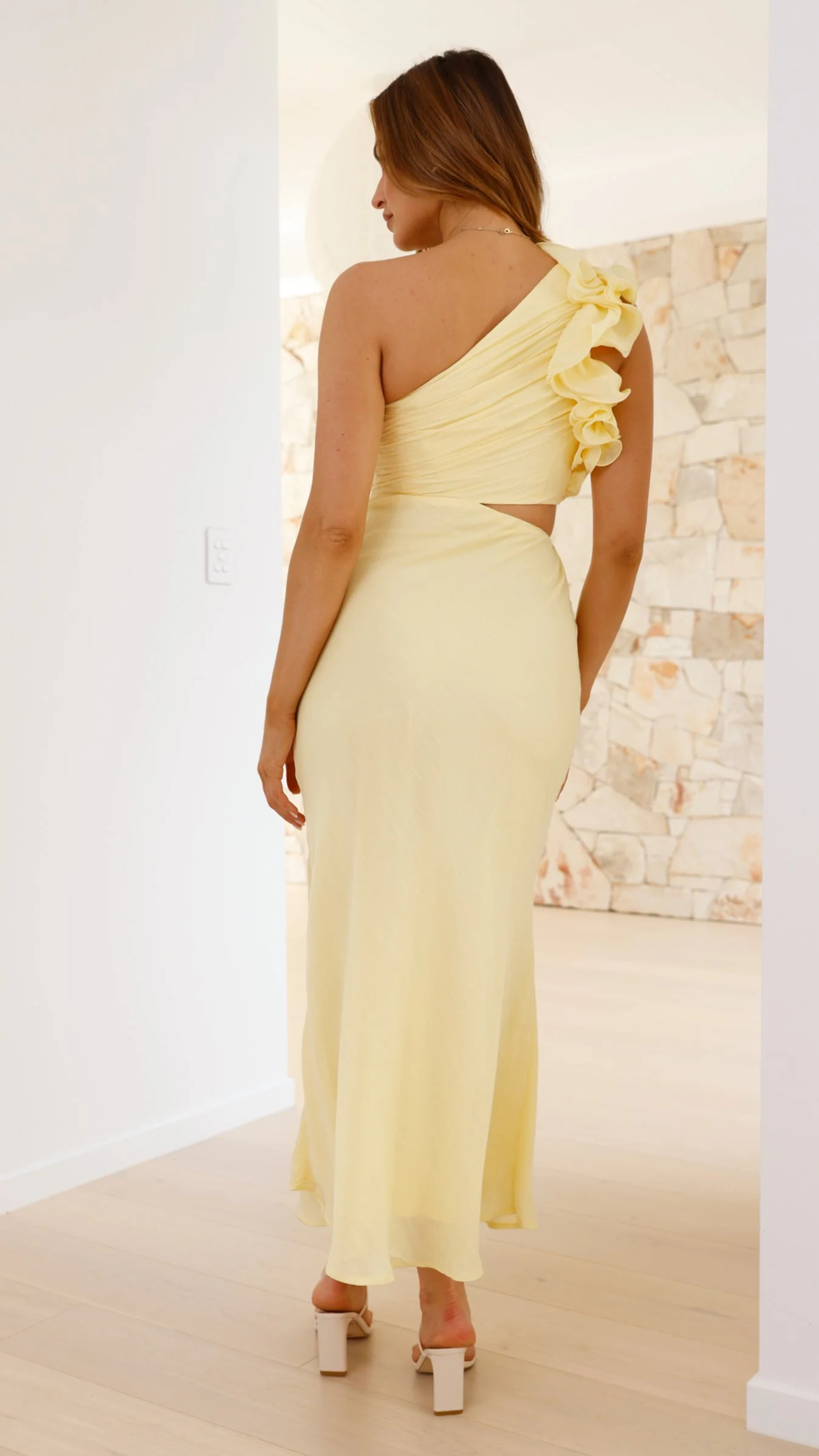 Amina Maxi Dress - Yellow - necksoother