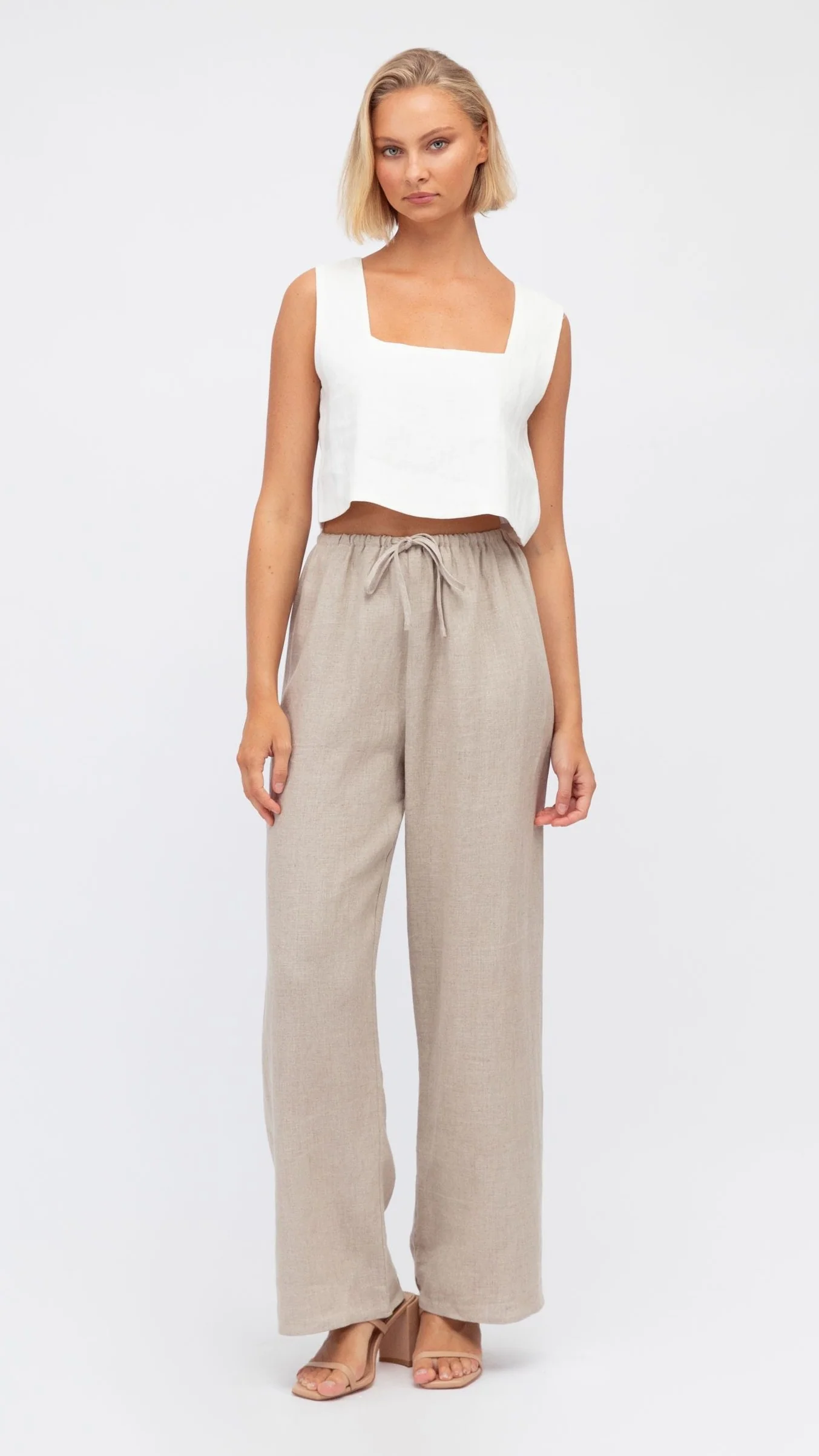 Maliena Pants - Oatmeal - necksoother