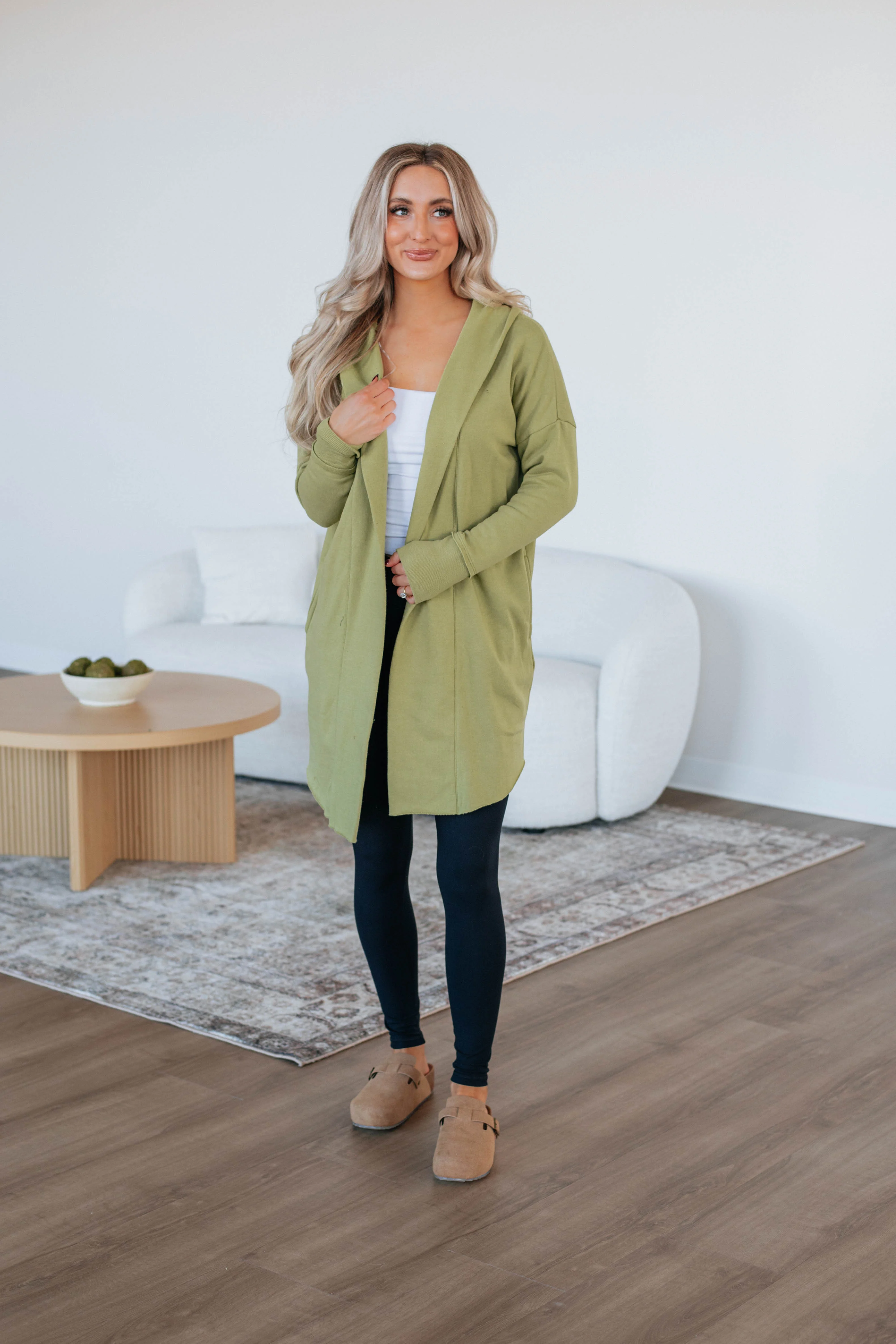 Rebekah Cardigan - Avocado - necksoother