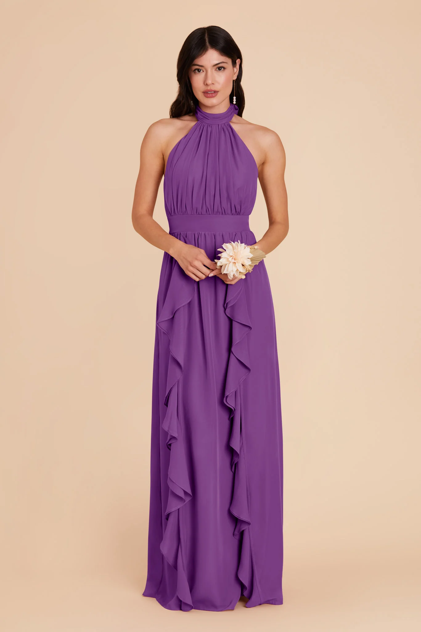 Joyce Chiffon Dress - Amethyst - necksoother