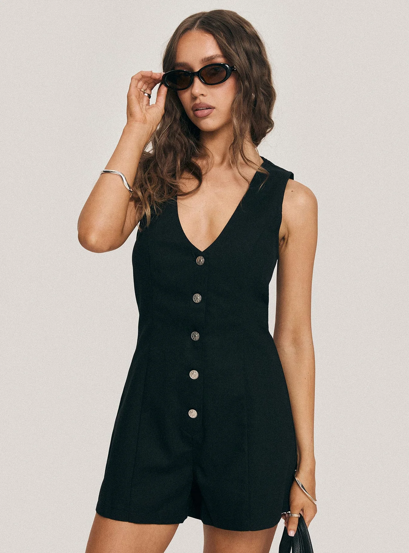 Damico Romper Black Tall - necksoother