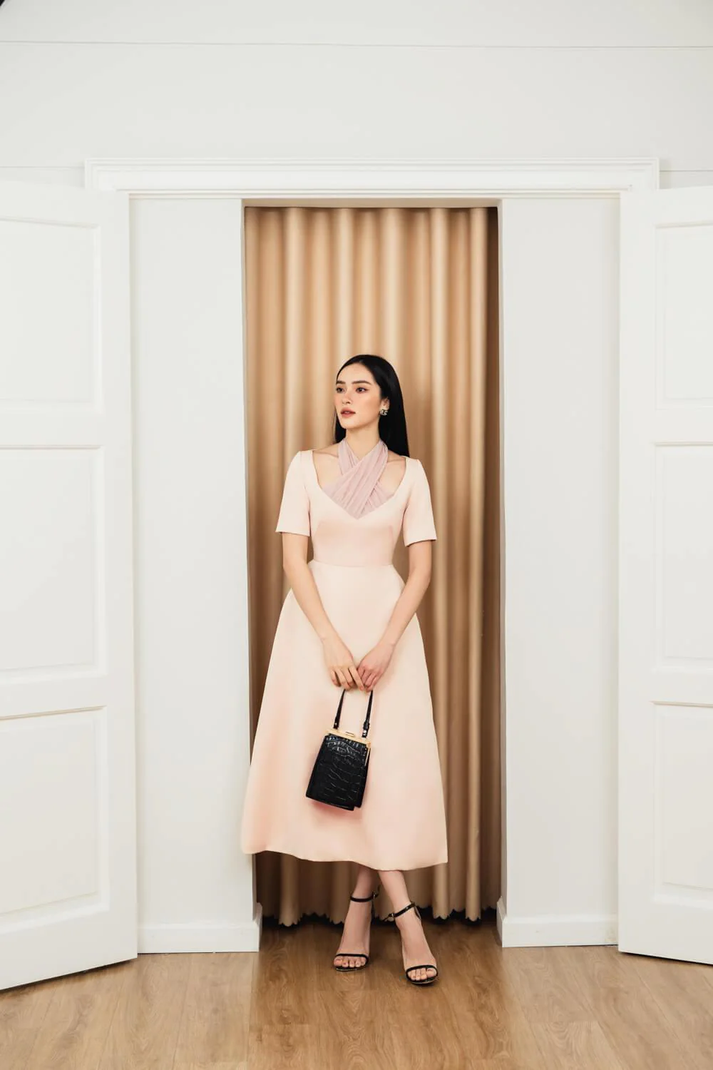 Nala Cross Over Flap Dress - necksoother
