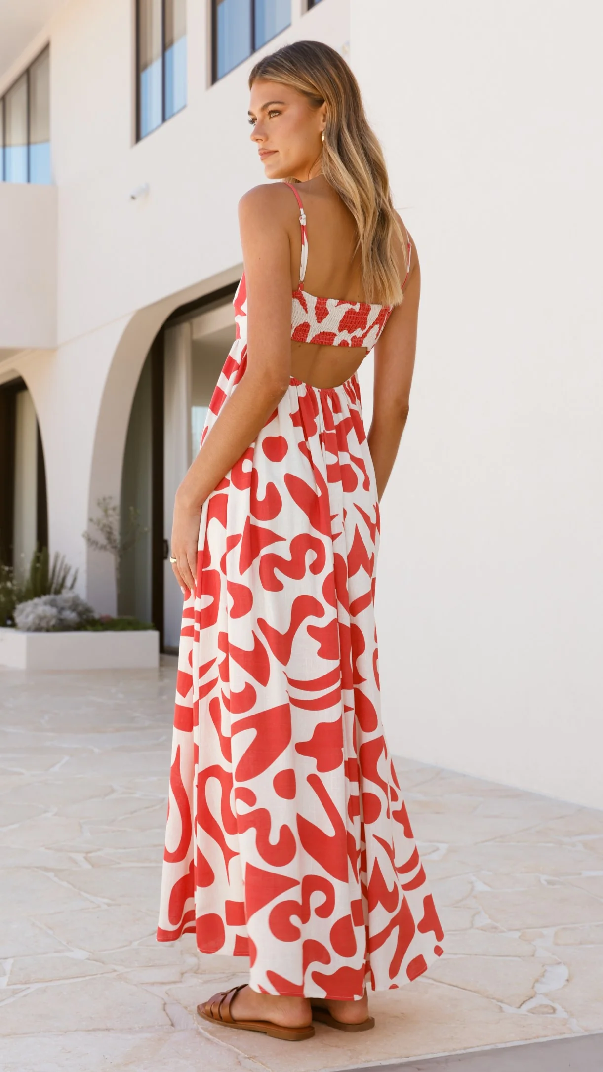 Bronnie Maxi Dress - Florence Print - necksoother