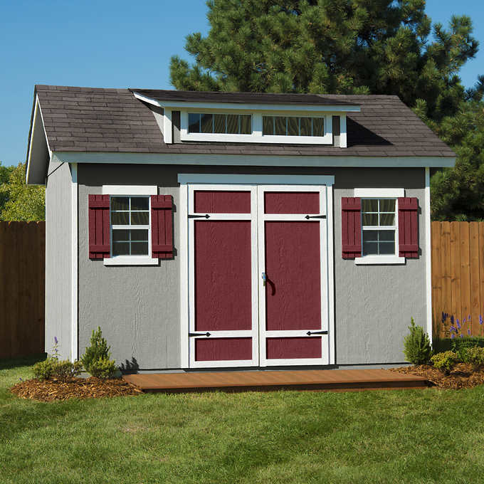 Montague12'x8'WoodStorageShed-DoItYourselfAssembly