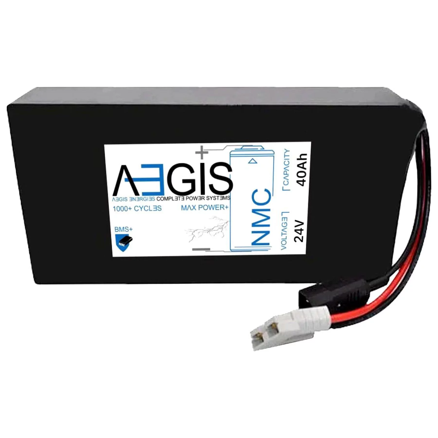 Aegis Battery 24v 40ah Li-ion Nmc Deep Cycle Lithium Battery - Ieker