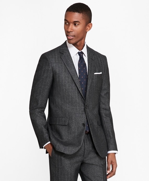 Milano Fit Herringbone 1818 Suit - Brooks Brothers Outlet