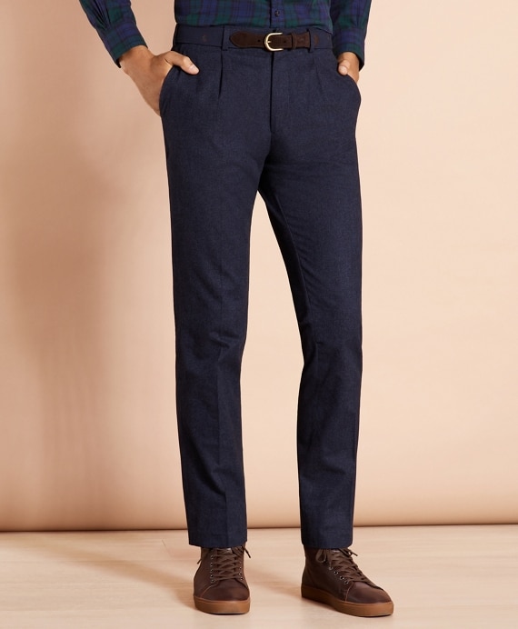 Cotton Trousers - Brooks Brothers Outlet