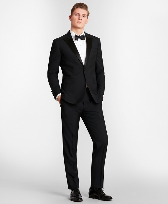 BrooksGate&trade; Milano-Fit Wool Tuxedo Jacket - Brooks Brothers Outlet
