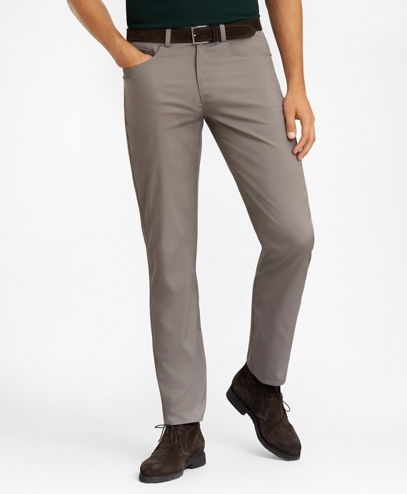 Five-Pocket Tech Pants - Brooks Brothers Factory Outlet