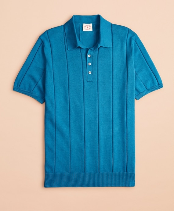Striped Cotton Sweater Polo - Brooks Brothers Outlet