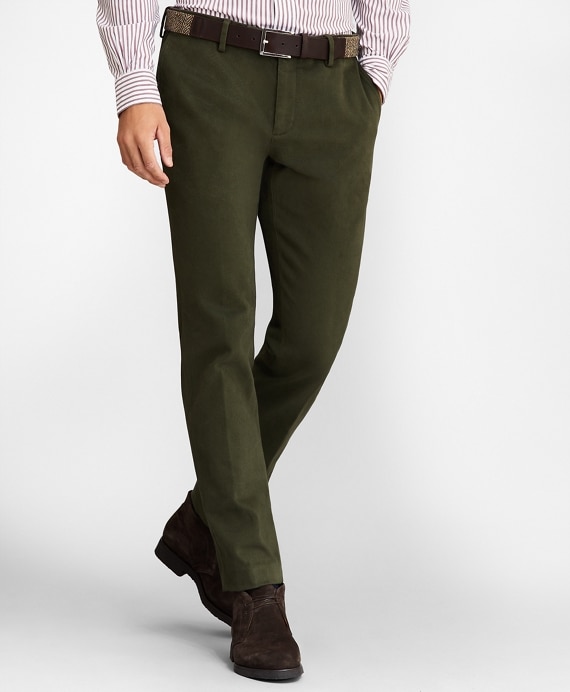 Soho Fit Brushed Twill Stretch Chinos - Brooks Brothers Outlet