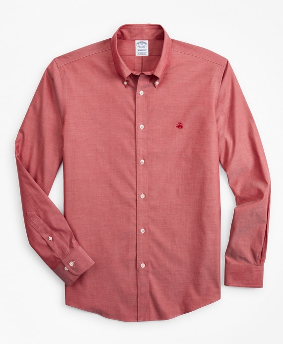 Stretch Regent Fitted Sport Shirt, Non-Iron - Brooks Brothers Outlet