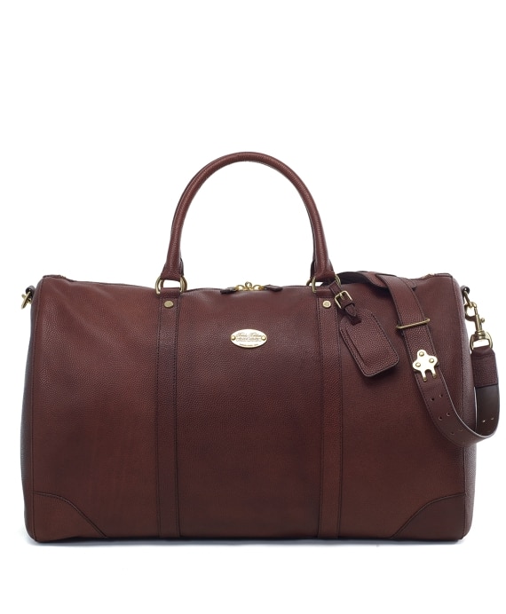 Football Leather Duffel - Brooks Brothers Factory Outlet