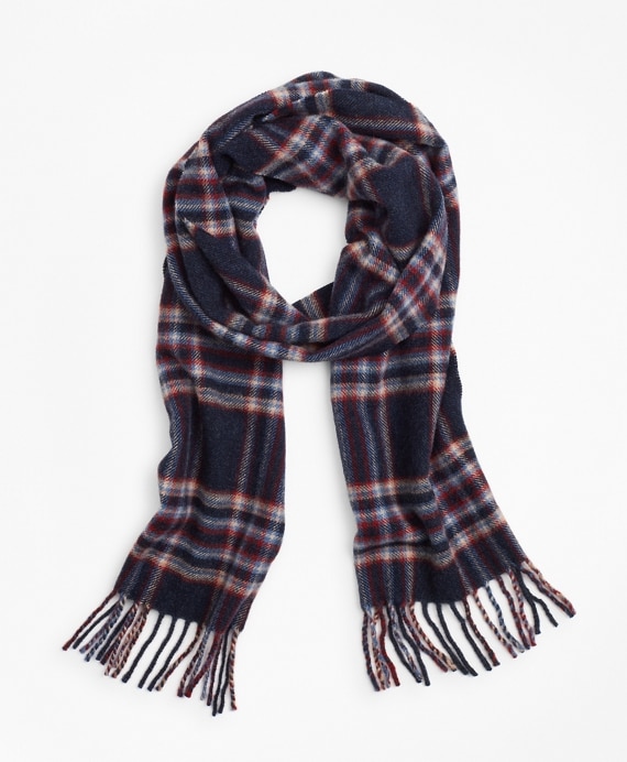 Wool Tartan Scarf - Brooks Brothers Factory Outlet