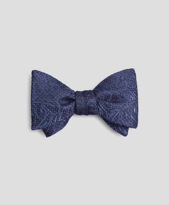 Indigo Tropical Bow Tie - Brooks Brothers Outlet