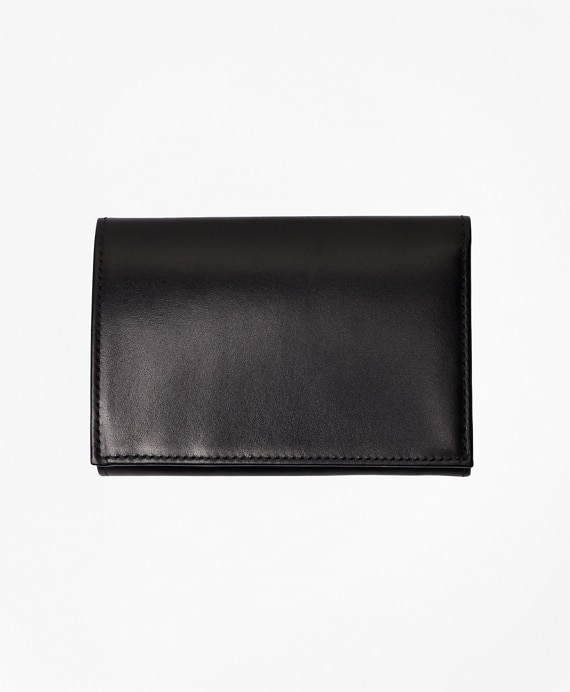 French Calfskin Trifold Wallet - Brooks Brothers Factory Outlet