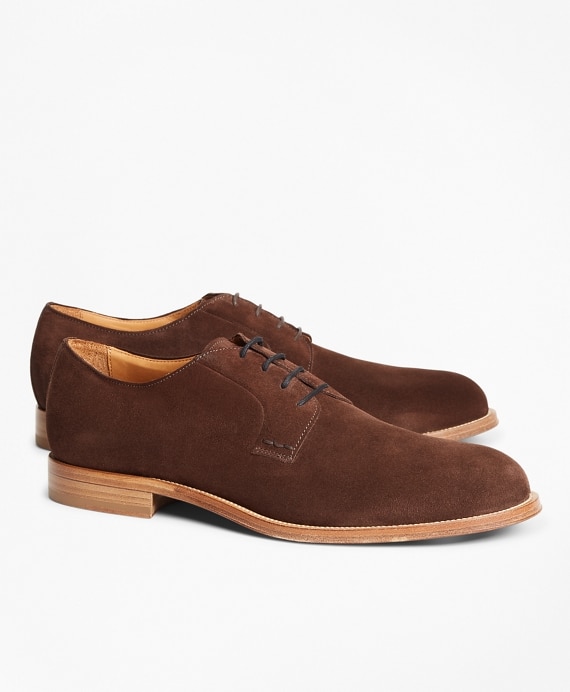 Suede Lace-Up Shoes - Brooks Brothers Outlet