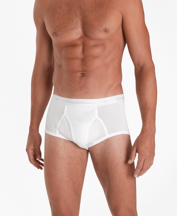 Country Club Mercerized Cotton Brief - Brooks Brothers Outlet