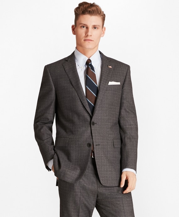 Regent Fit Grey 1818 Suit - Brooks Brothers Outlet