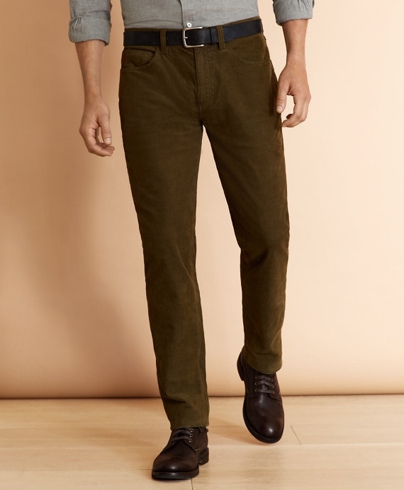 Five-Pocket Corduroy Pants - Brooks Brothers Outlet