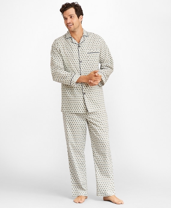 Foulard Print Pajamas - Brooks Brothers Outlet