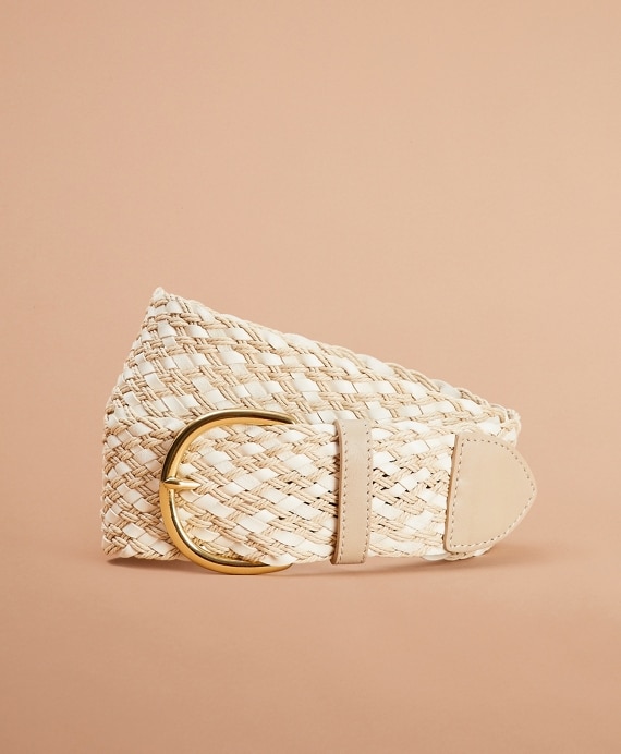 Wide Woven Belt - Brooks Brothers Outlet