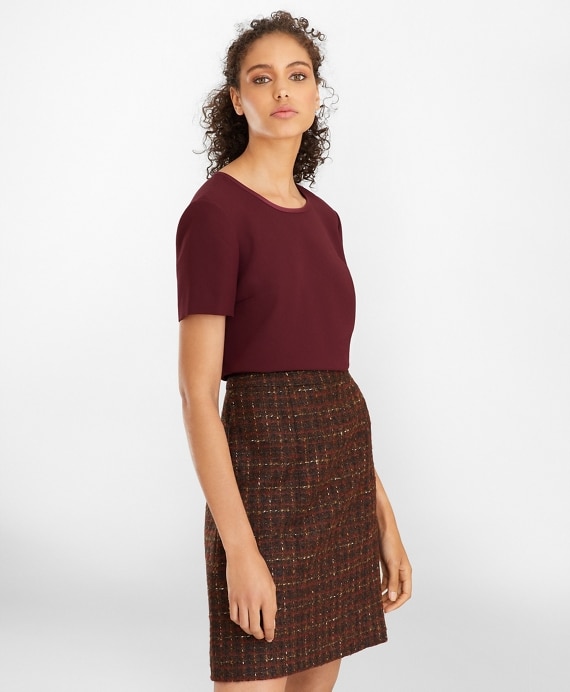 Satin T-Shirt - Brooks Brothers Outlet