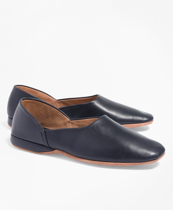 Nappa Slippers - Brooks Brothers Outlet