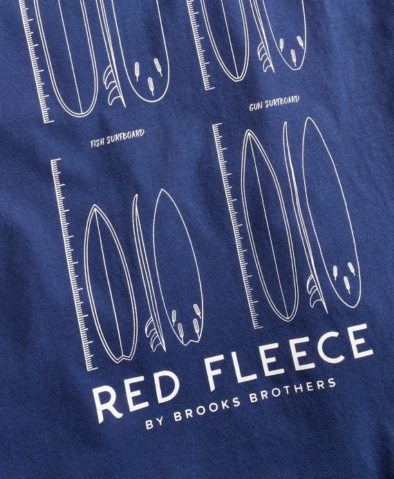 Surfboard Graphic T-Shirt - Brooks Brothers Outlet