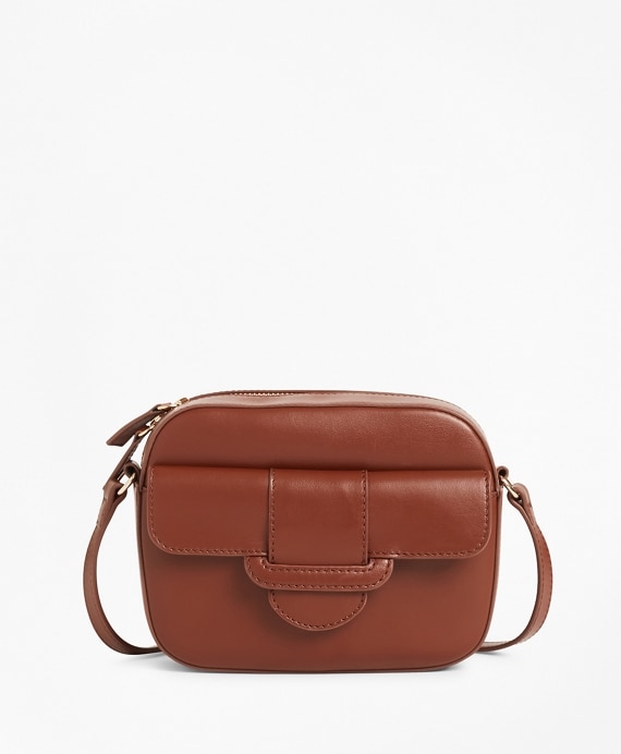 Leather Crossbody Bag - Brooks Brothers Outlet
