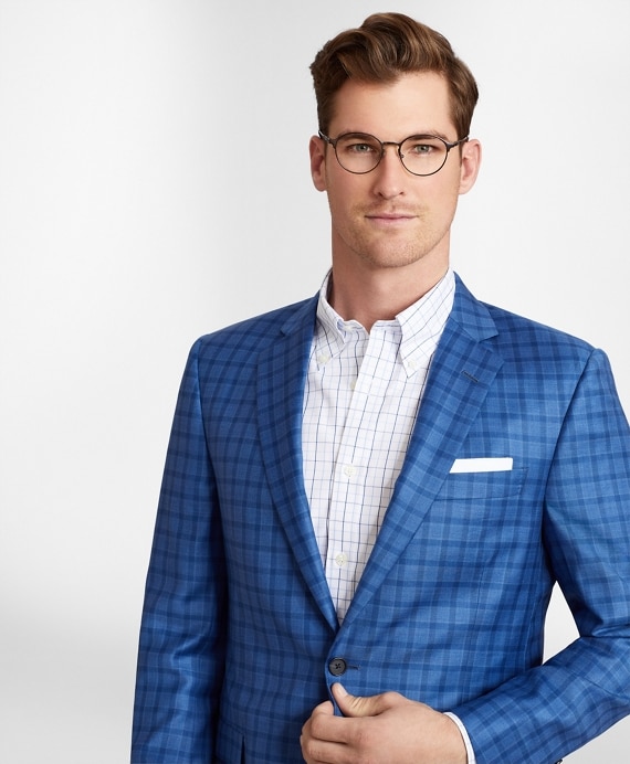 Regent Fit Plaid Sport Coat - Brooks Brothers Factory Outlet