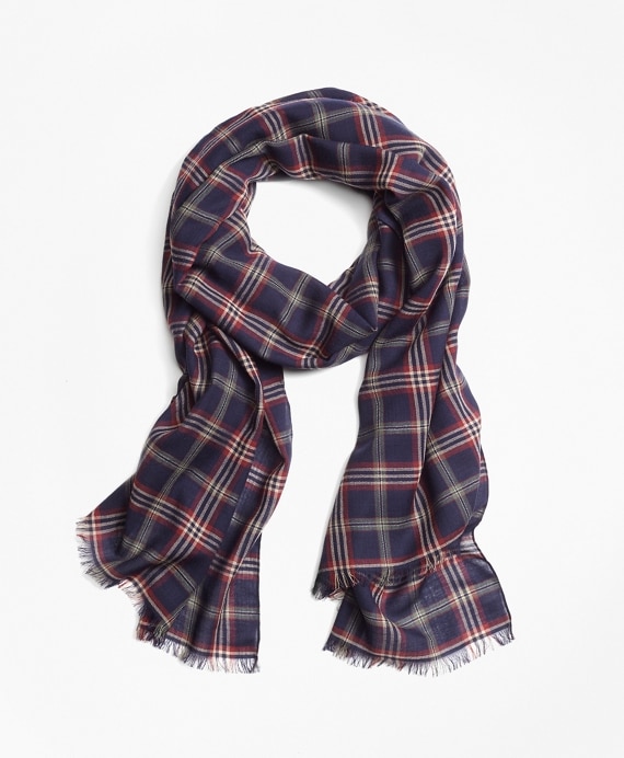 Tartan Scarf - Brooks Brothers Outlet